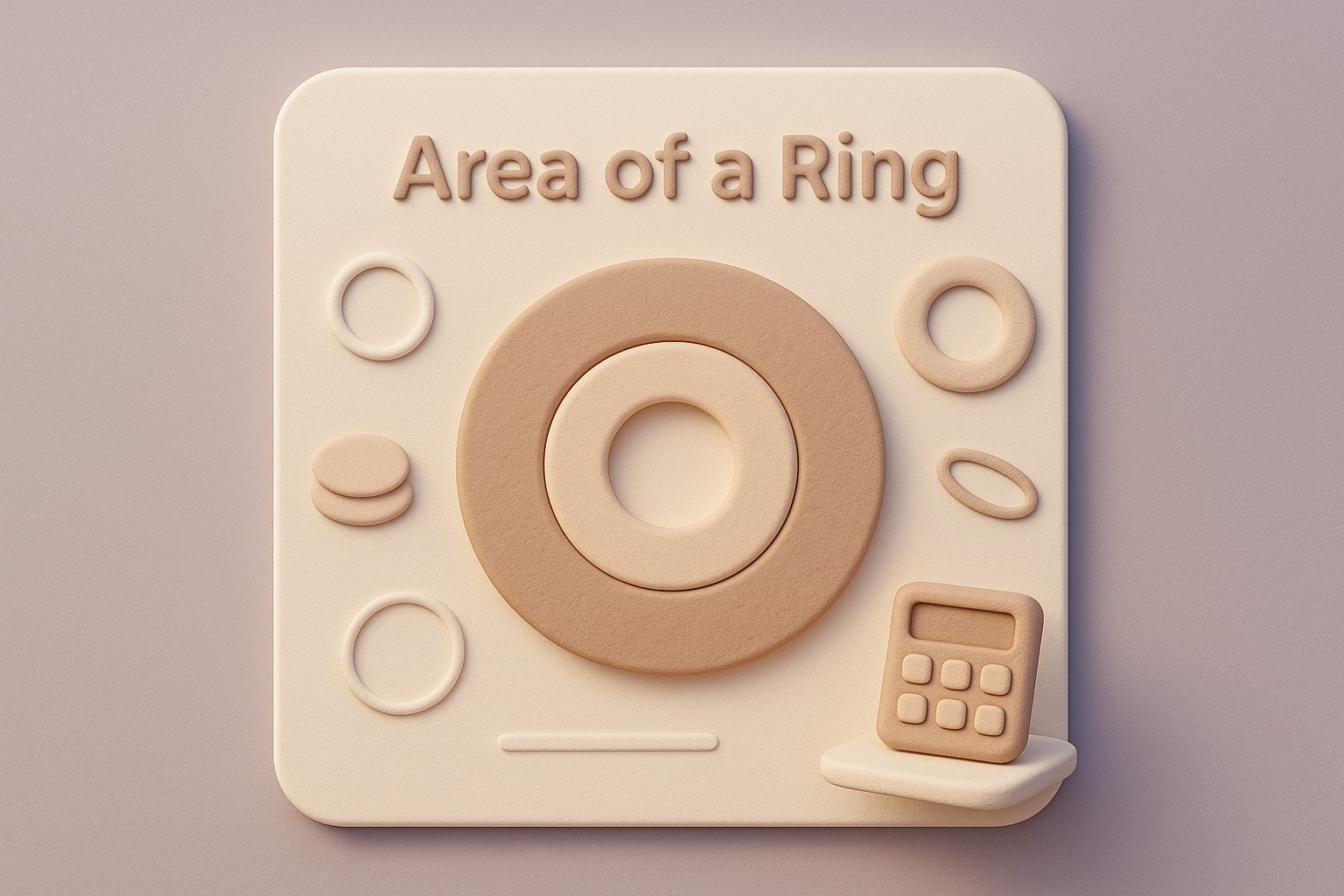 환형 면적 계산 도구