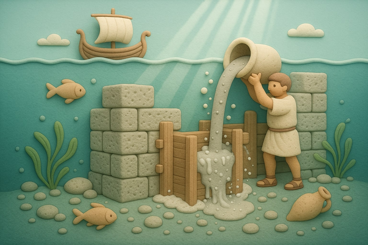 콘크리트 슬래브 계산기가 입력 필드와 즉각 결과를 제공해 문제 해결을 돕는 모습