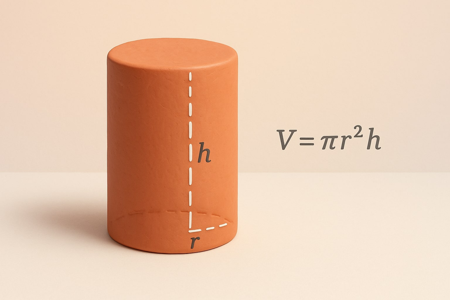 원기둥 부피 계산기
