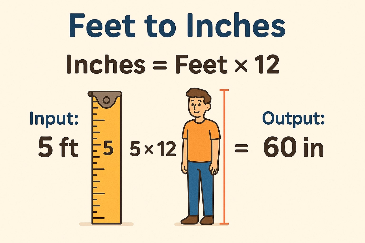 Feet to Inches 1