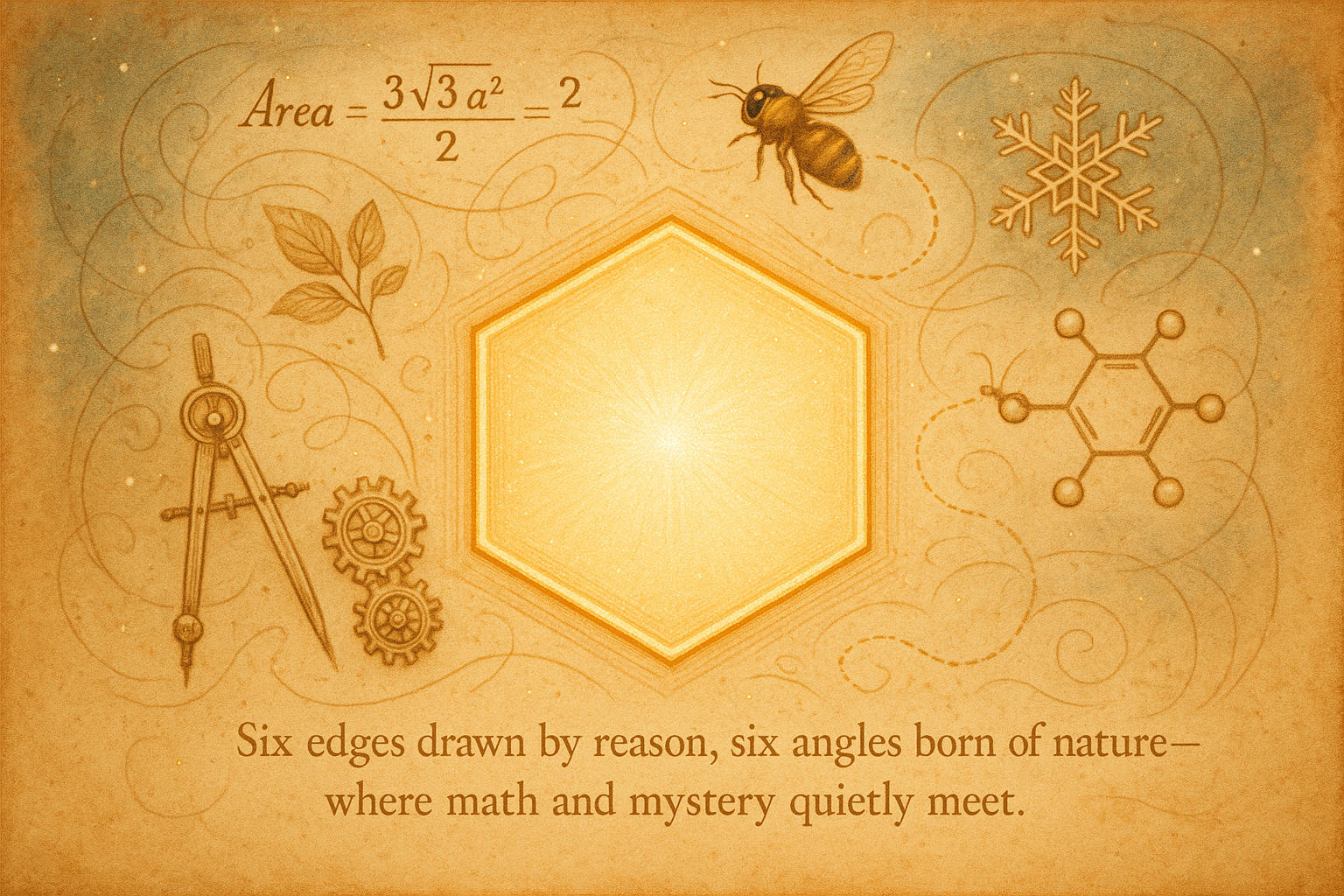 육각형 면적 계산기가 입력 필드와 즉각적인 결과를 통해 문제를 쉽게 해결하는 방법을 보여줍니다.