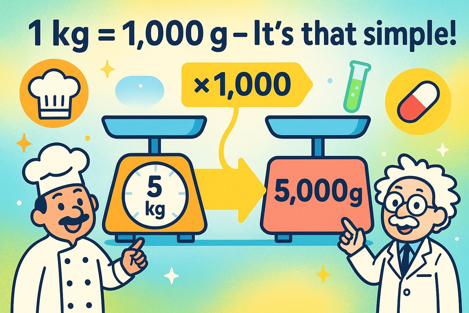 킬로그램을 그램으로 변환기