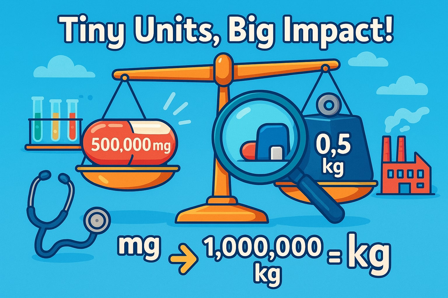 밀리그램을 킬로그램으로 변환기