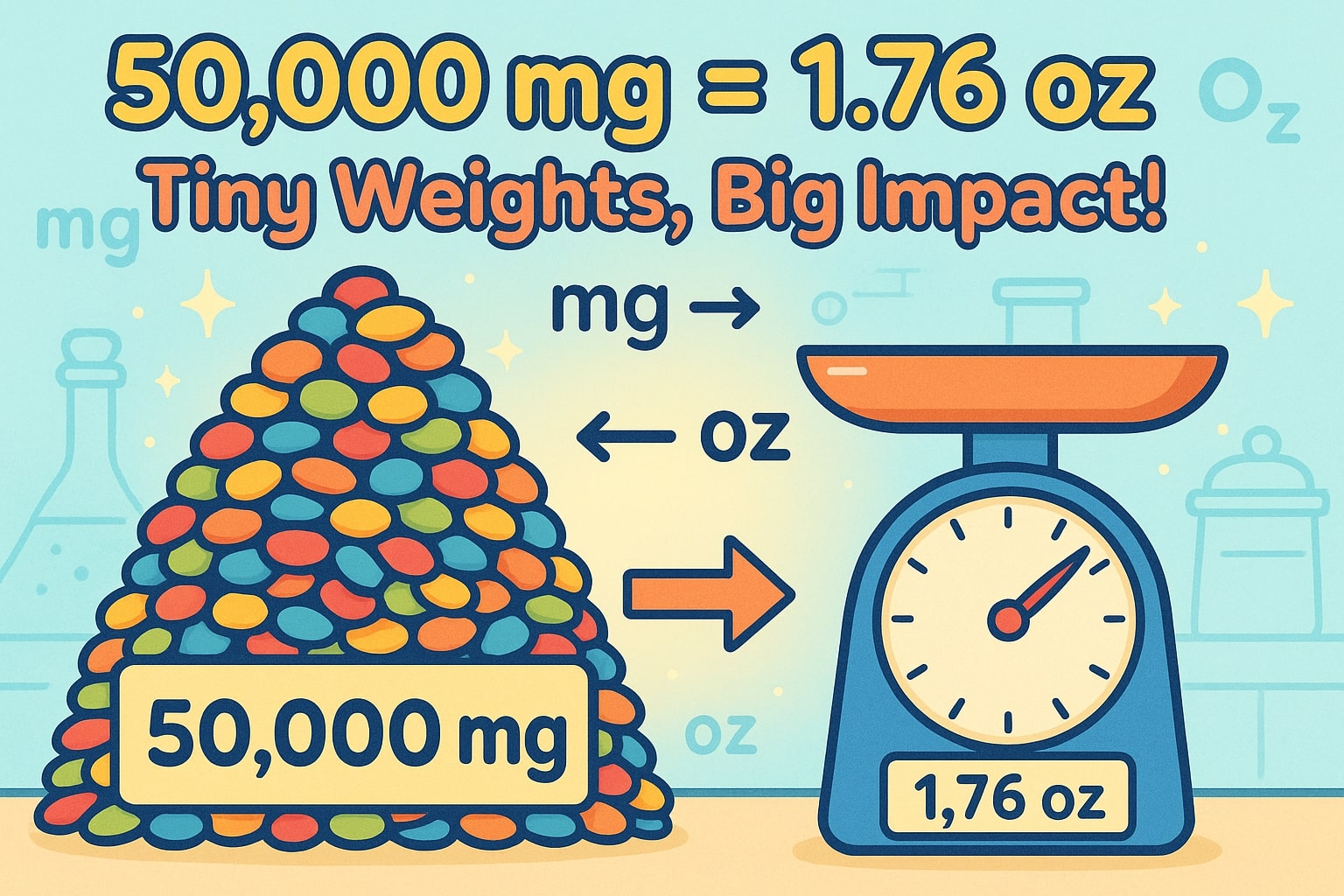 밀리그램에서 온스로 변환기