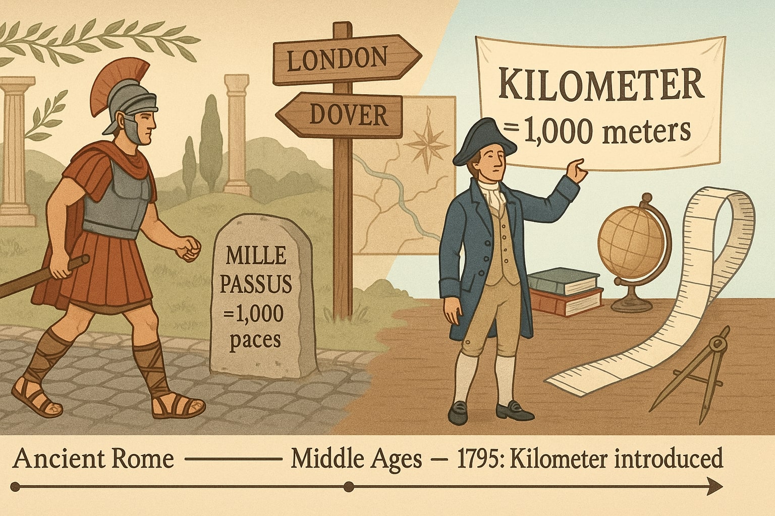 밀리미터를 킬로미터로 변환 2