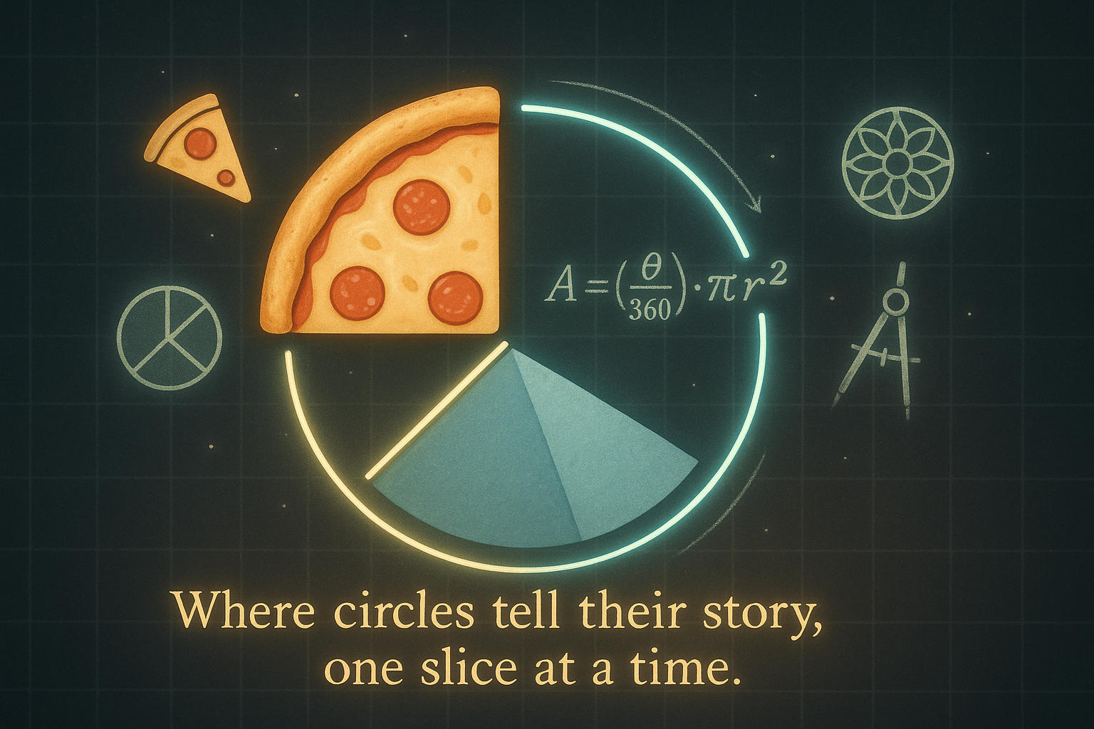 부채꼴 면적 계산기