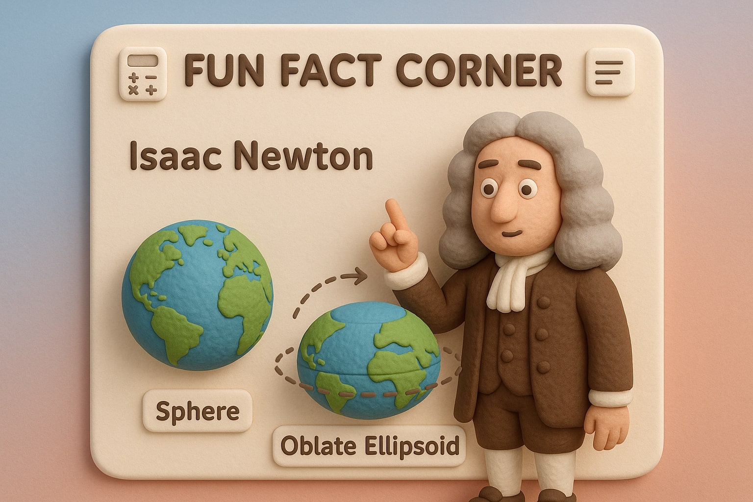 입력란과 즉각적인 결과로 문제 해결을 돕는 타원체 표면적 계산기 작동 모습을 보여줍니다.