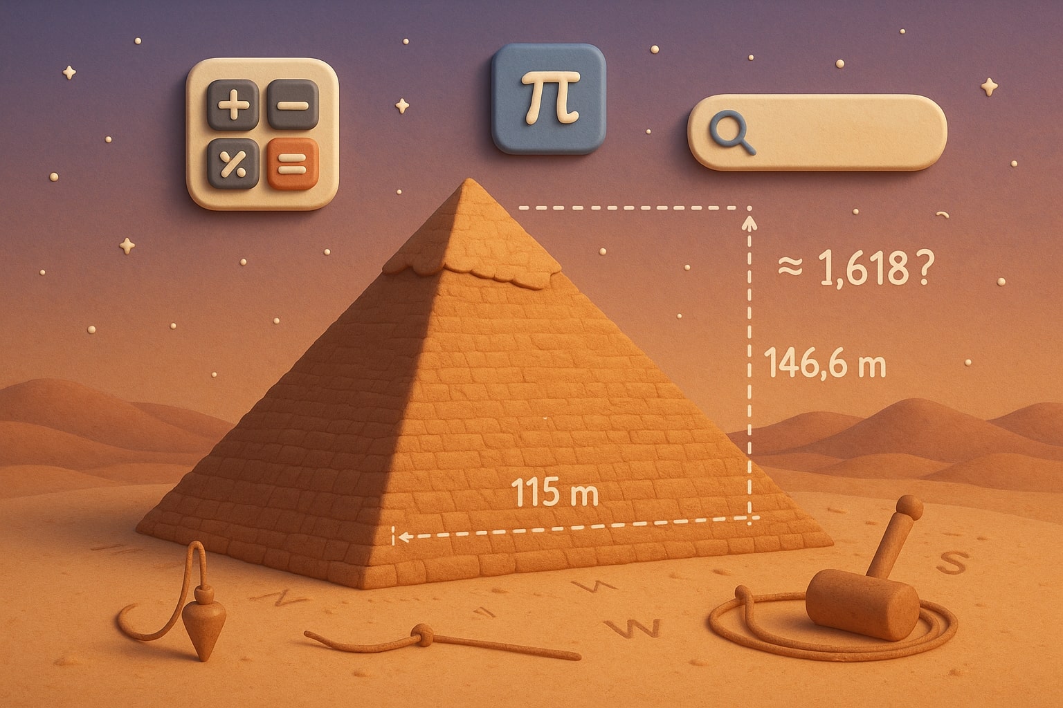 입력 필드와 즉각적인 결과를 제공하여 사용자가 쉽게 문제를 해결할 수 있도록 돕는 정사각뿔 표면적 계산기 작동 방식 시연