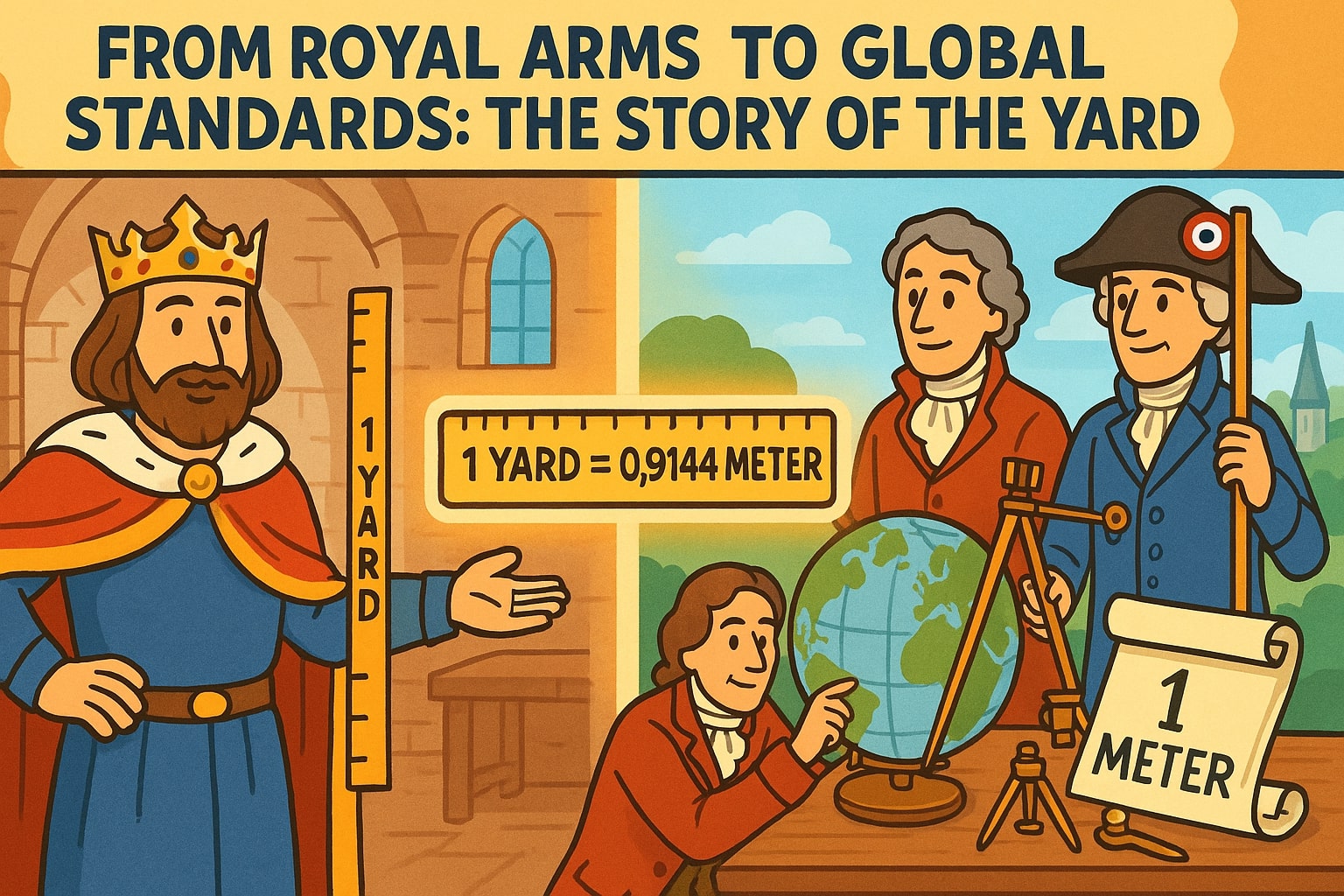 야드에서 미터로 2