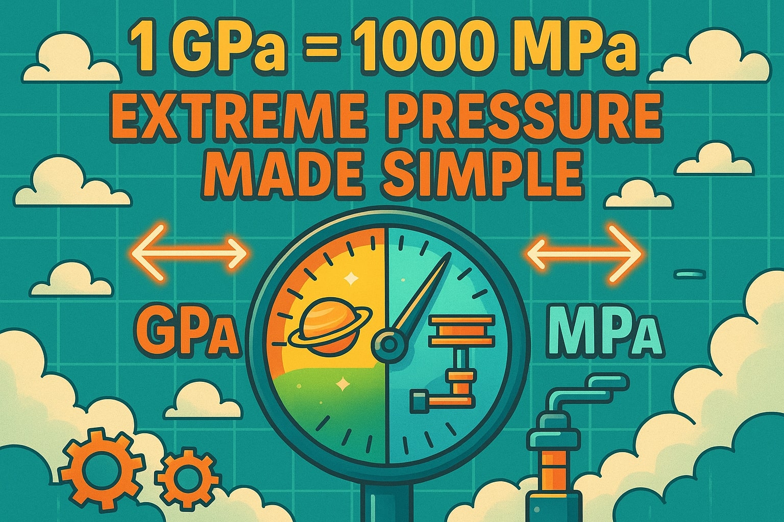 기가파스칼에서 메가파스칼 변환기