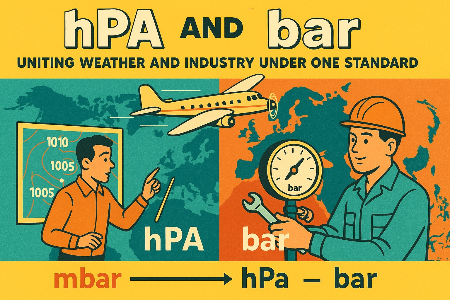 헥토파스칼에서 바 변환기
