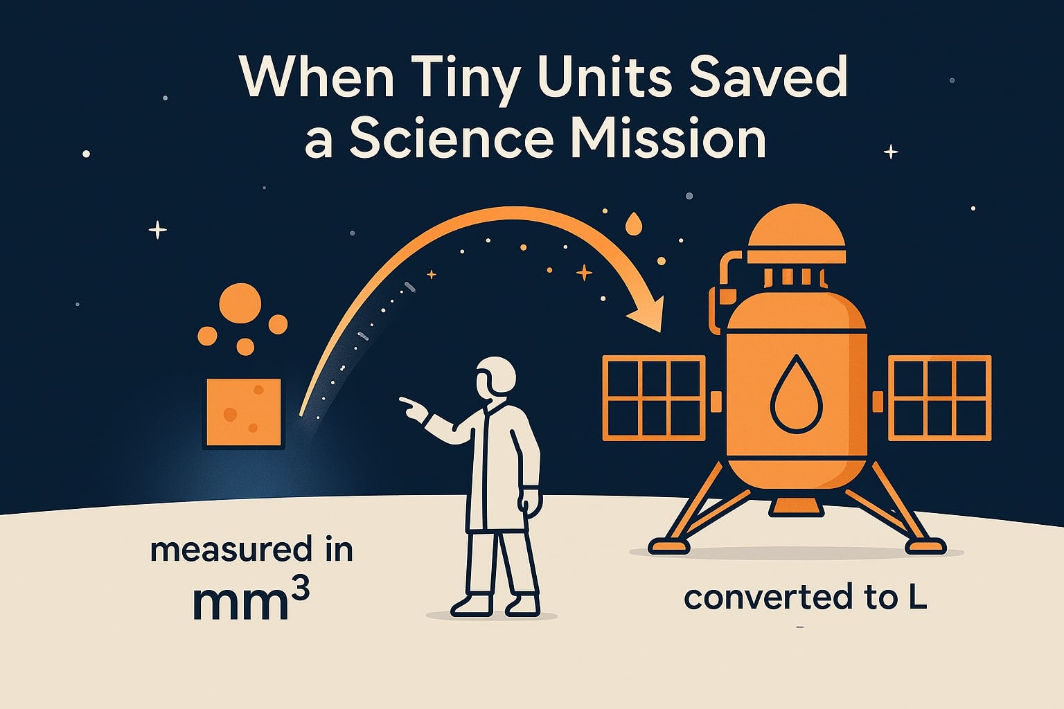 입방 밀리미터에서 리터 변환기