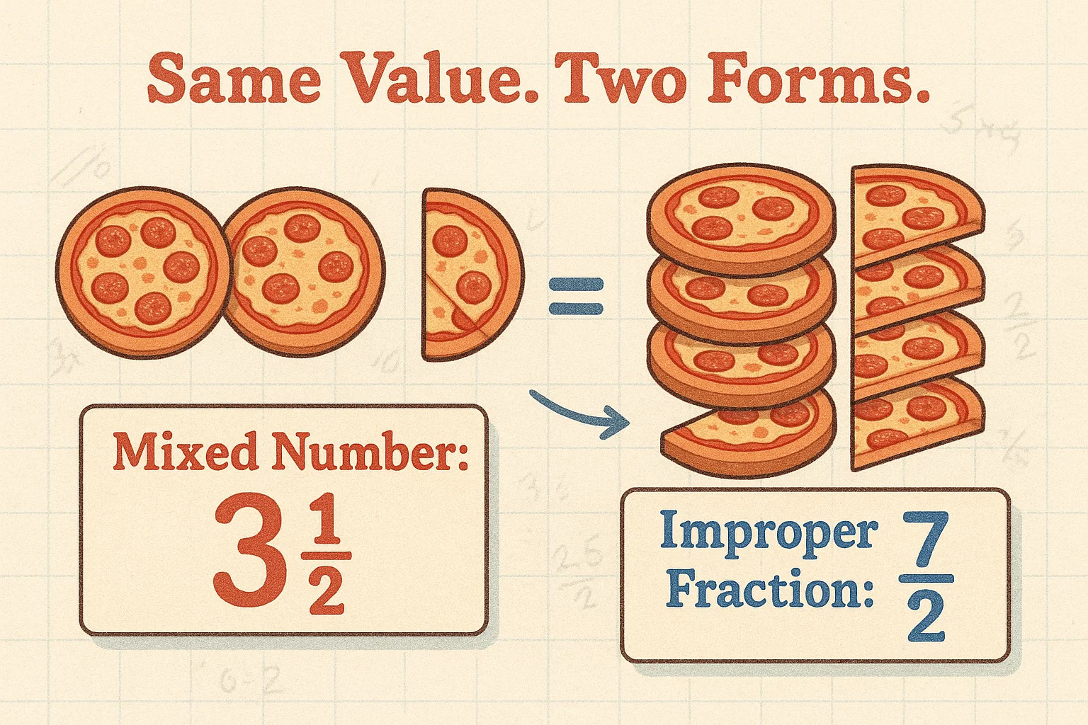 분수 혼합수 계산기