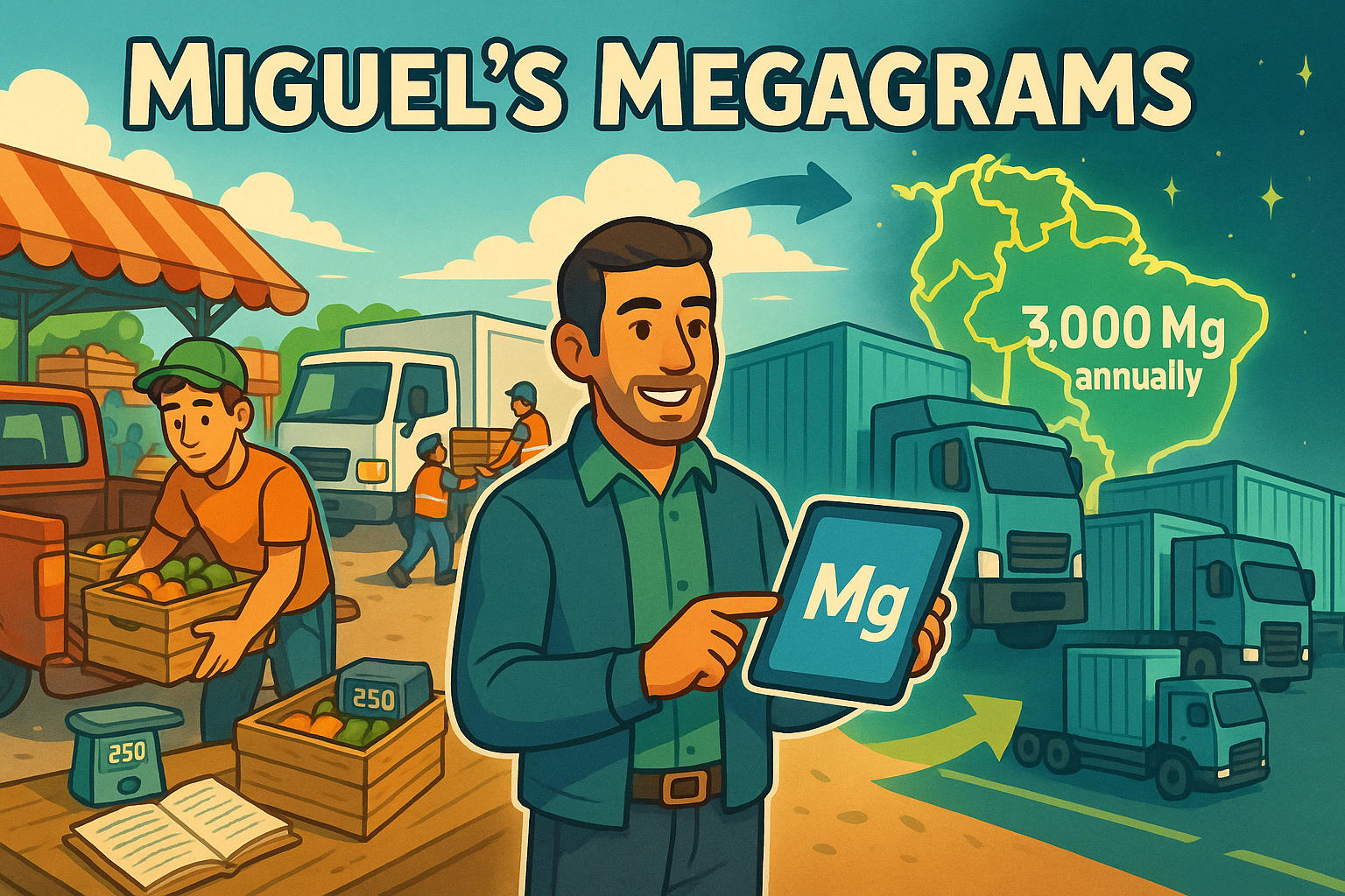 그램에서 메가그램 변환기