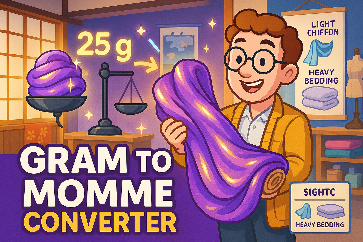 그램을 모메로 변환기