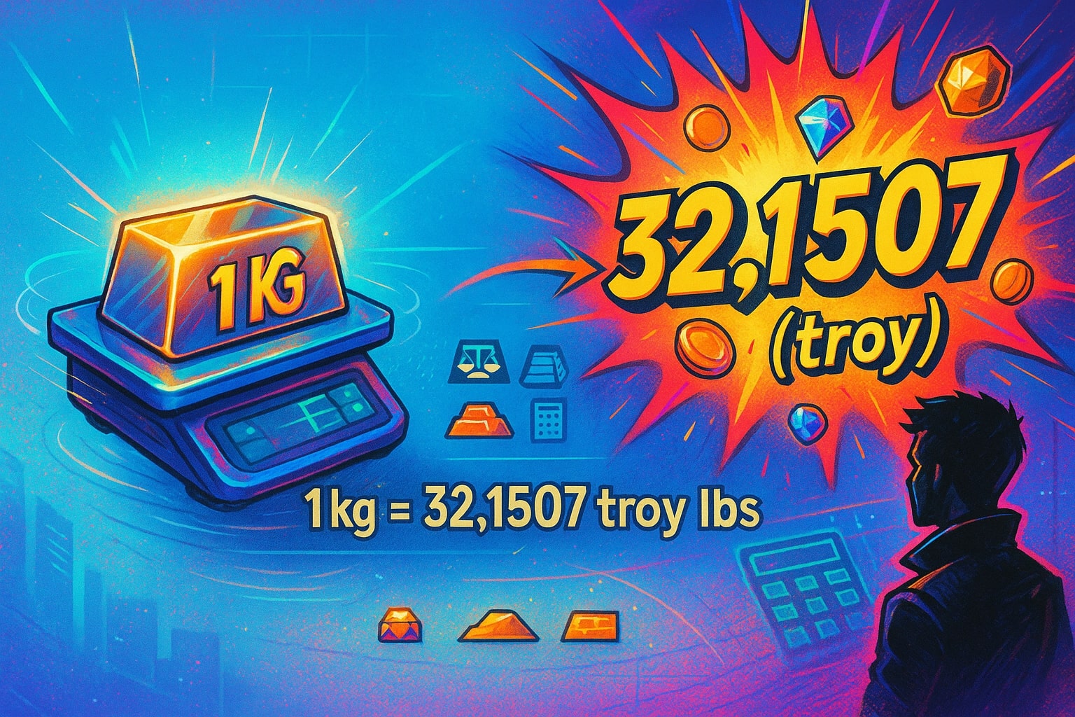 킬로그램을 트로이 파운드로 변환기