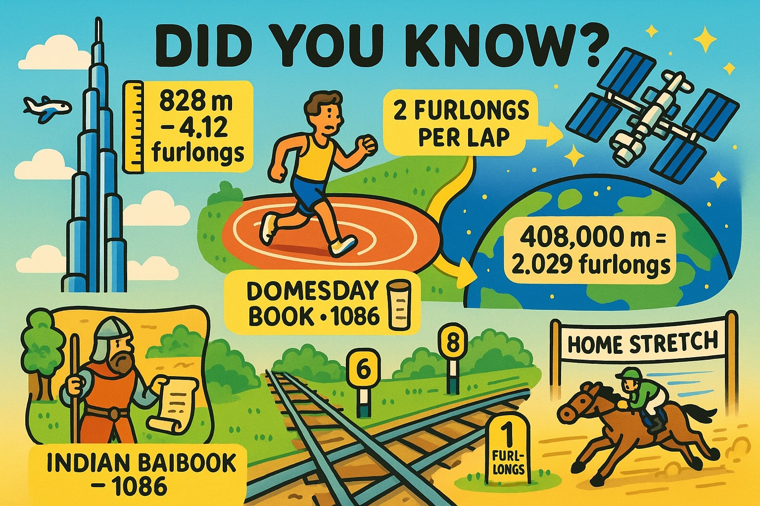 미터-펄롱 변환 도구