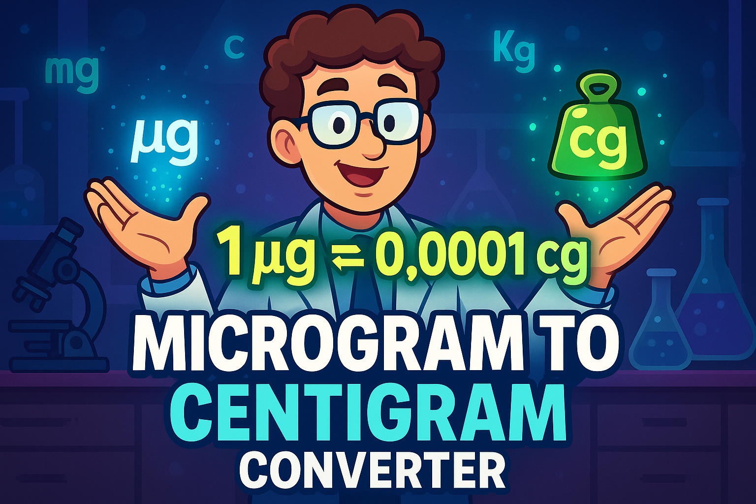 Micrograms to Centigrams Converter