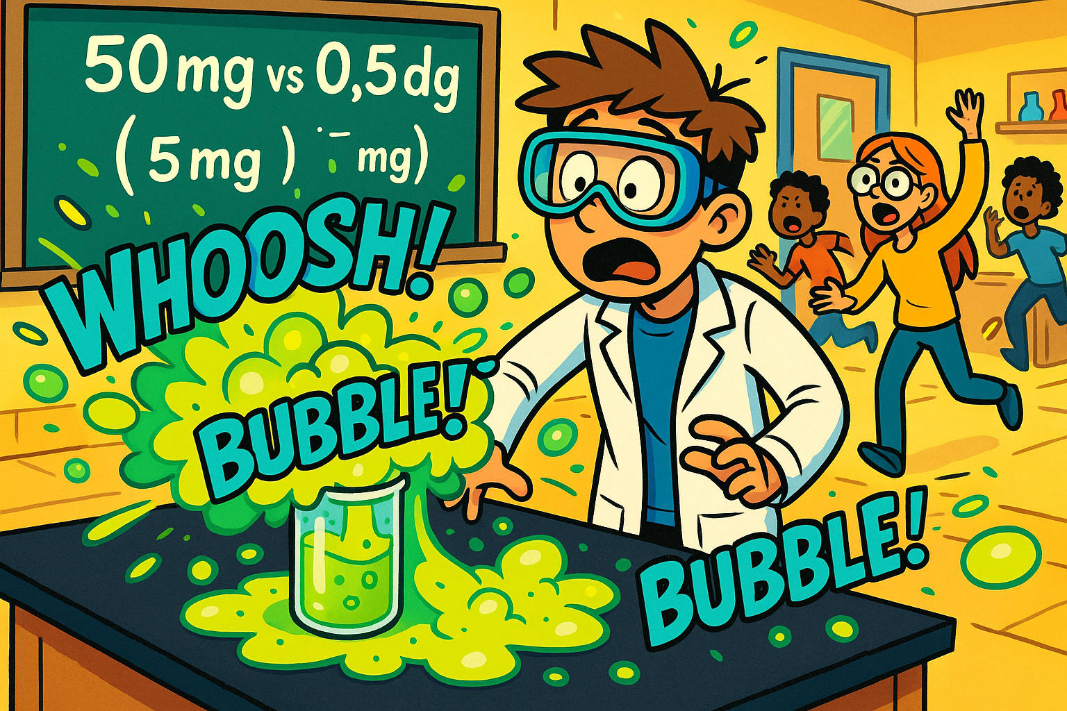 밀리그램에서 데시그램 변환기