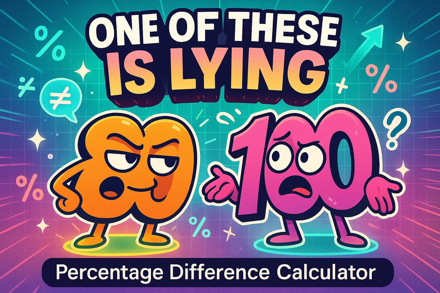 백분율 차이 계산기