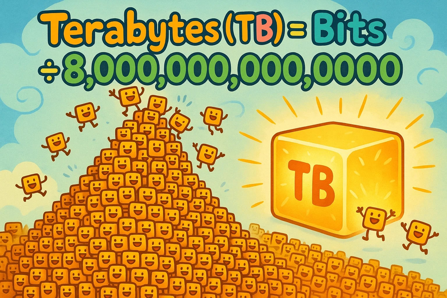 Bits To Terabytes Converter