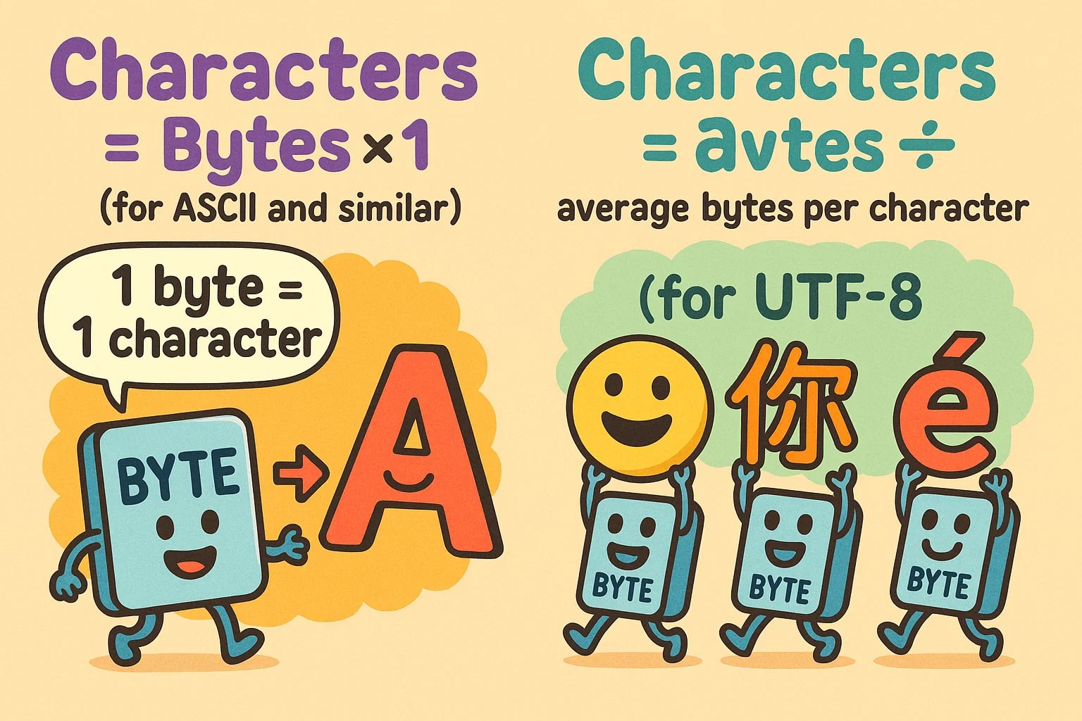 바이트를 문자로 변환기