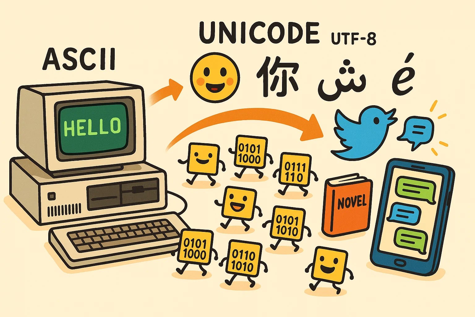 바이트를 문자로 변환기