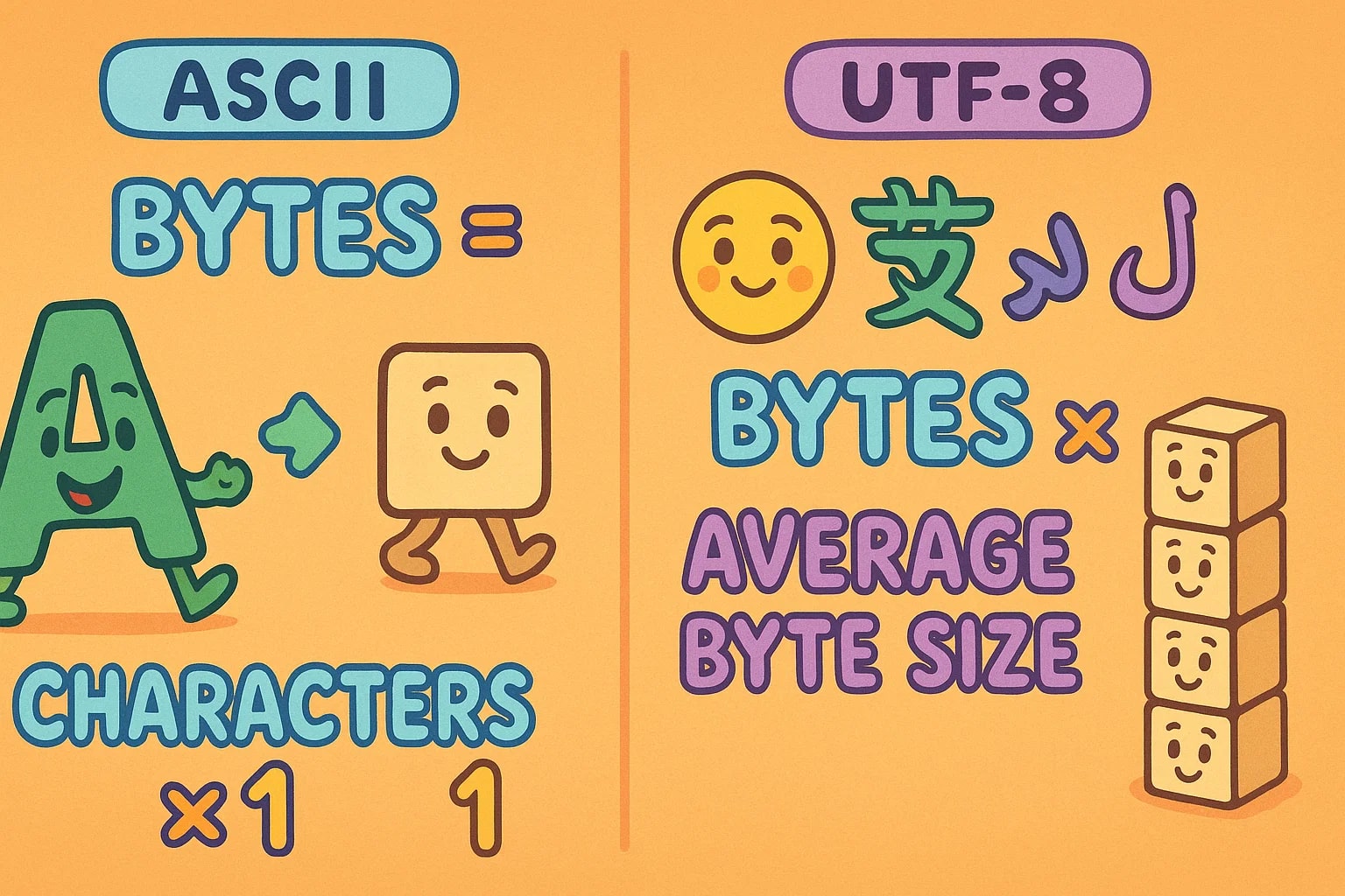 문자에서 바이트 변환기