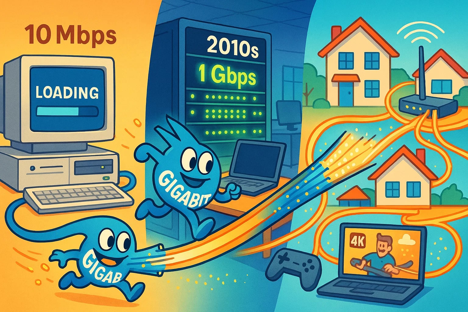 기가비트에서 비트 변환기