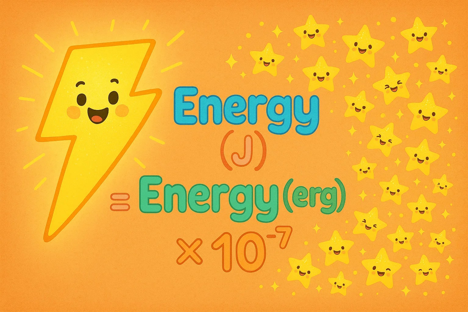 Joules to Ergs Converter