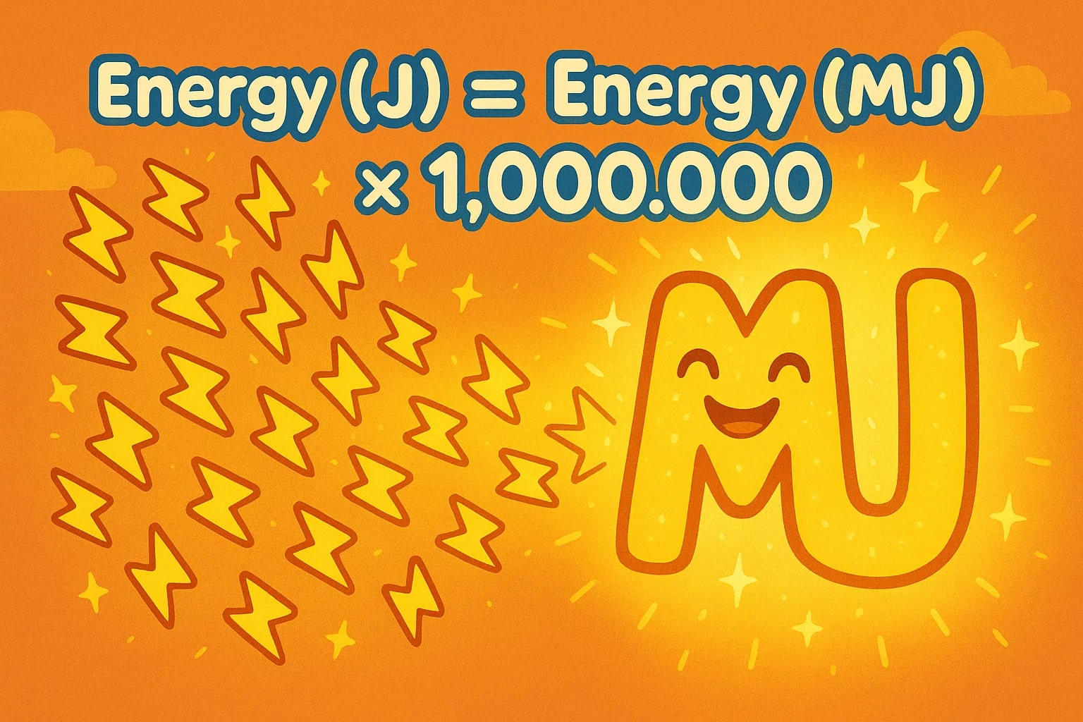 줄에서 메가줄 변환기