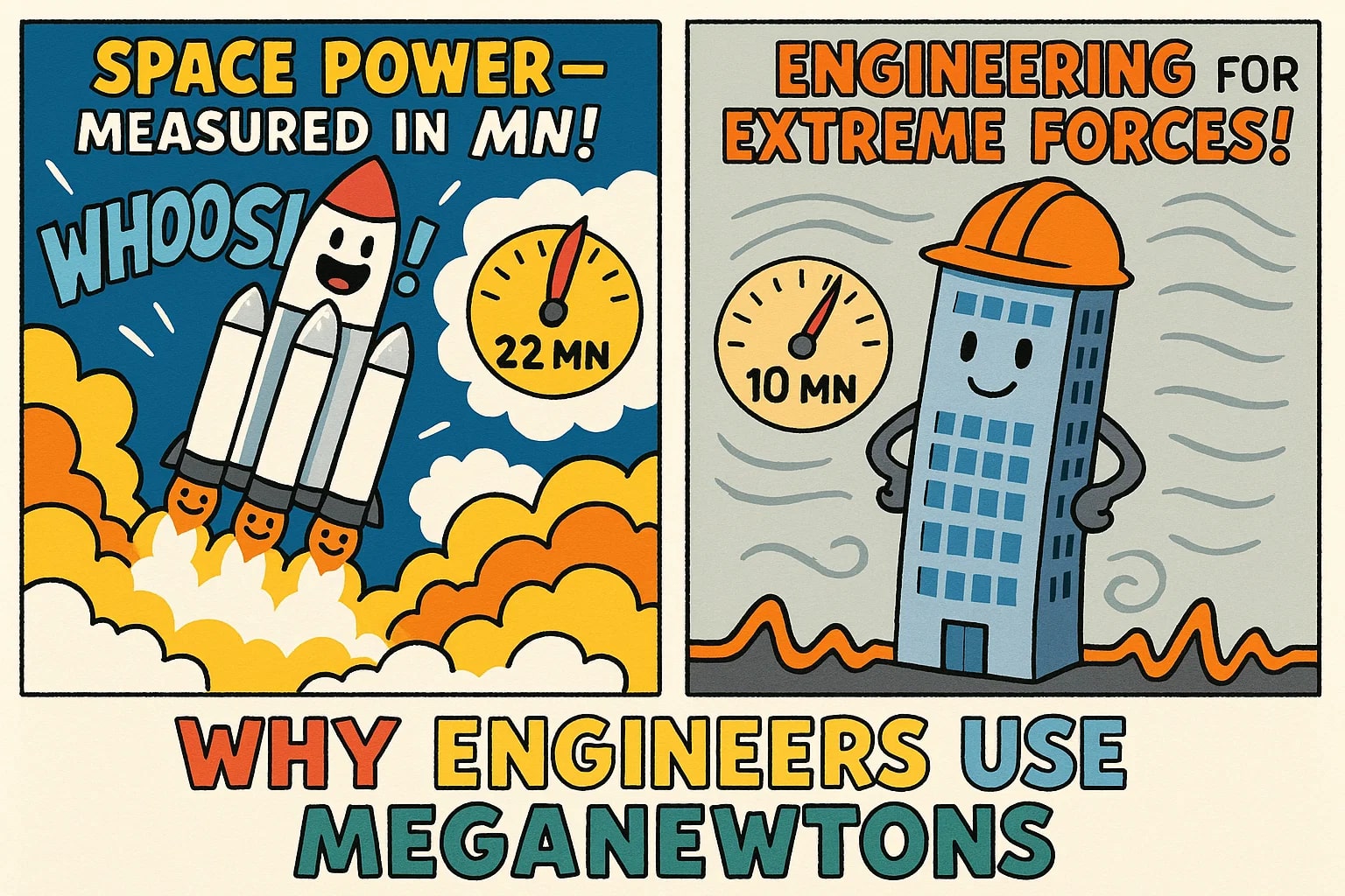 뉴턴에서 메가뉴턴 변환기