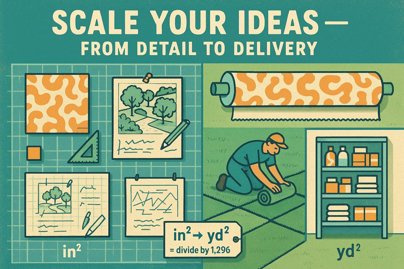 제곱인치를 제곱야드로 변환기