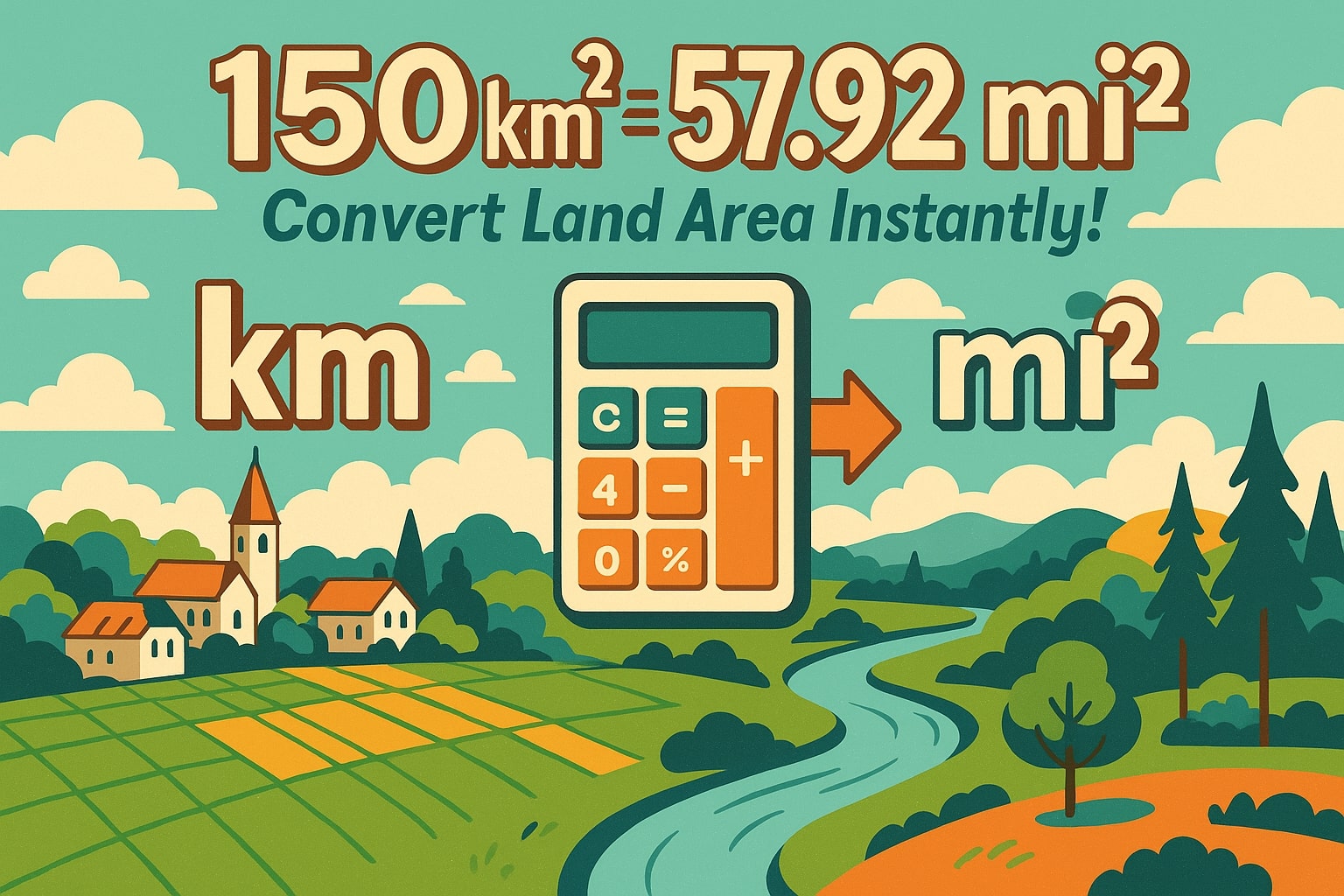 평방 킬로미터를 평방 마일로 변환기