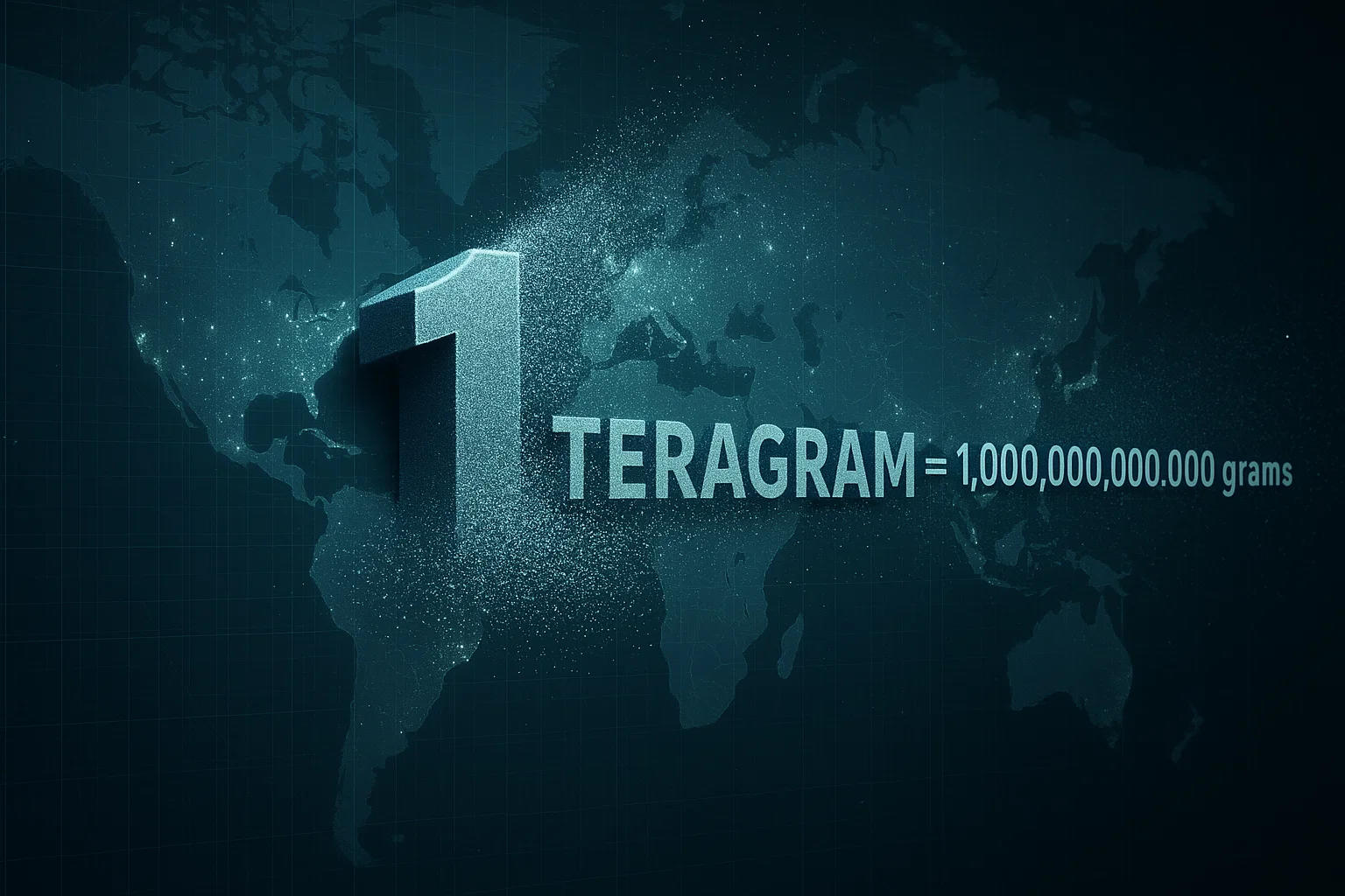 테라그램에서 그램 변환기