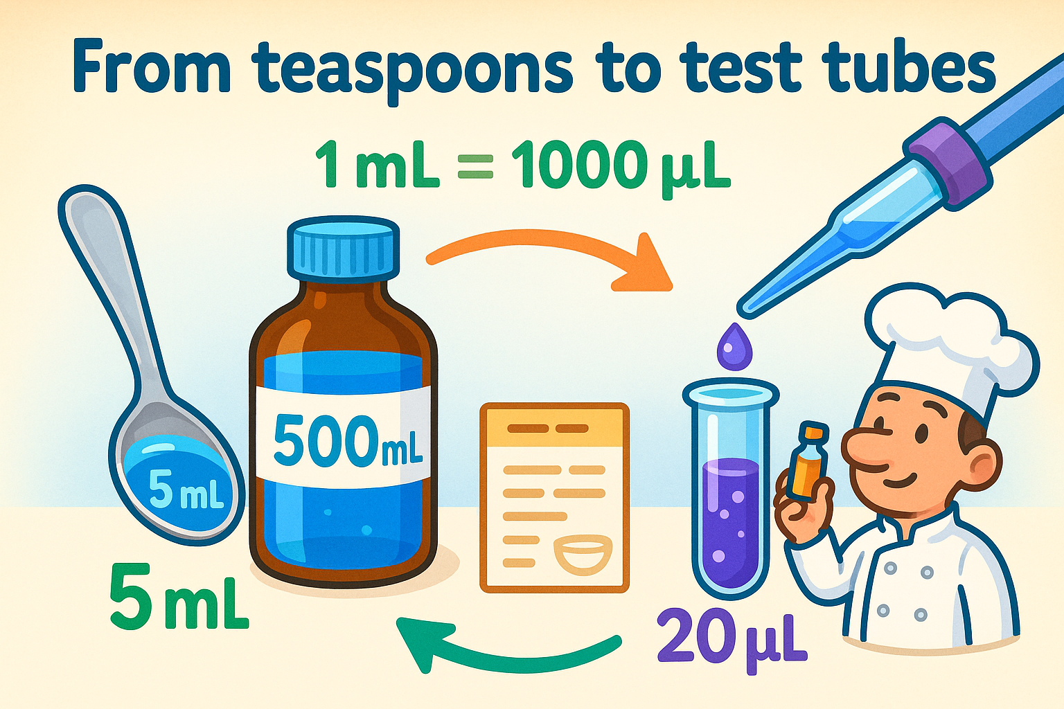 밀리리터에서 마이크로리터 변환 도구