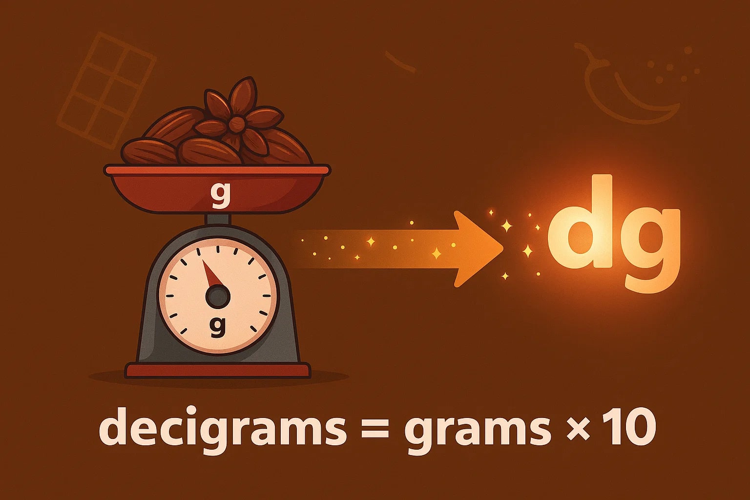 그램을 데시그램으로 변환기