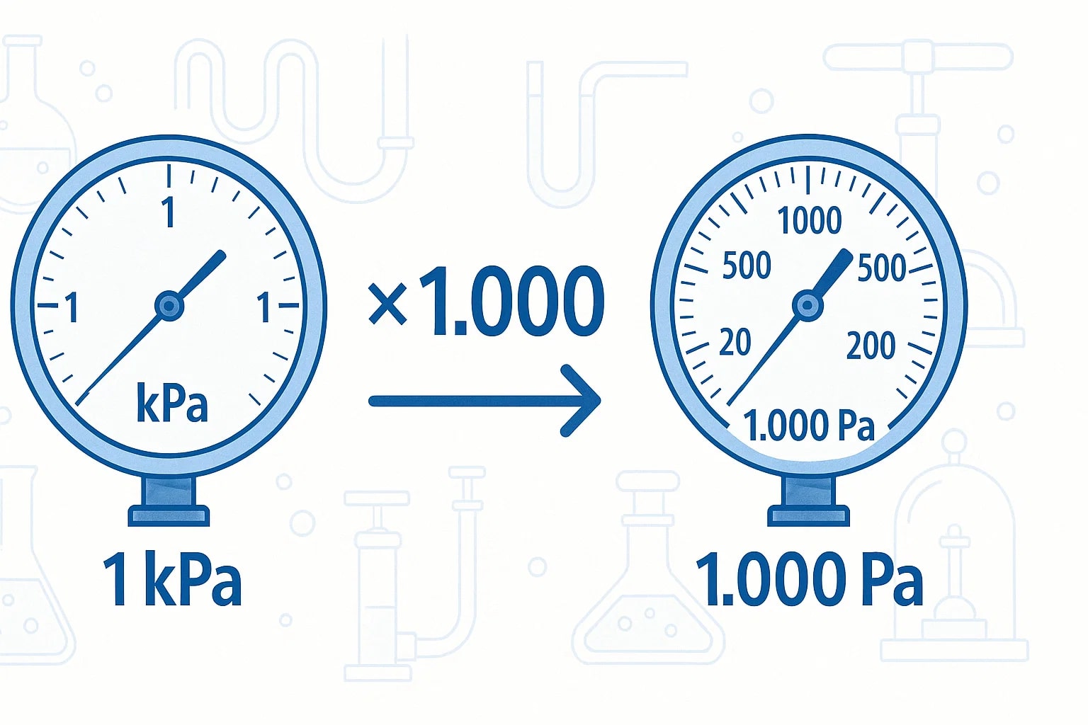 킬로파스칼에서 파스칼 변환기