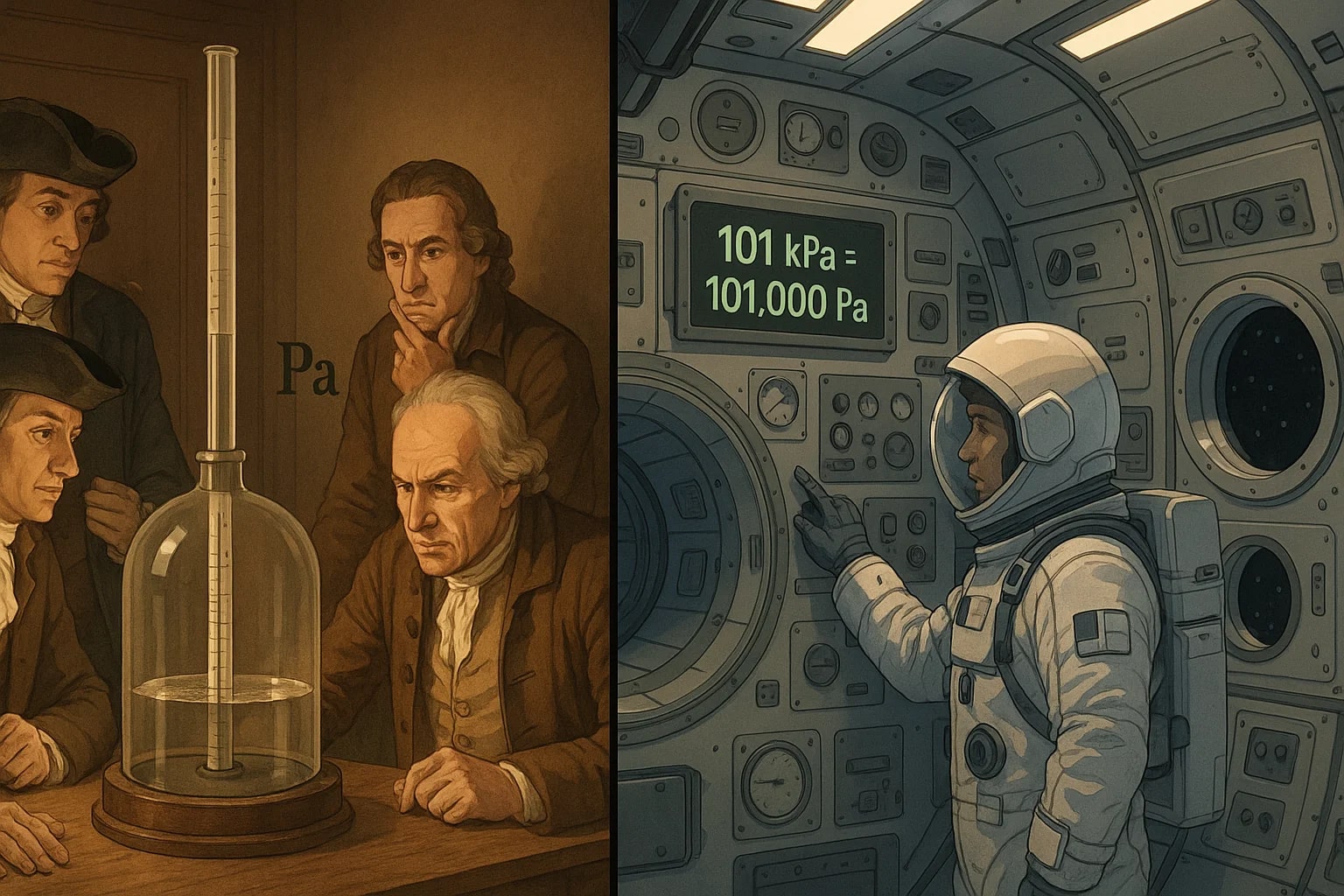 킬로파스칼에서 파스칼 변환기