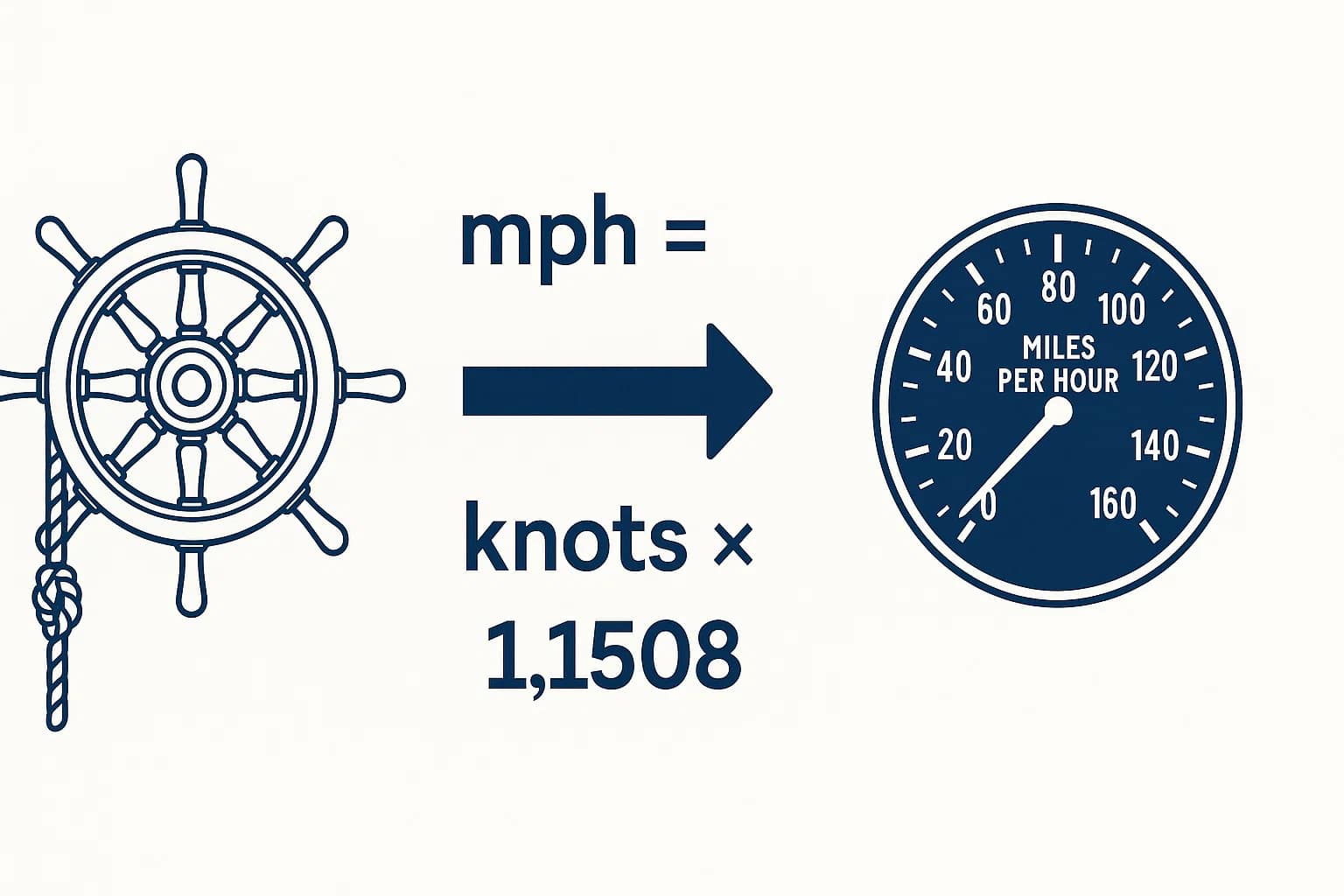 노트에서 마일 퍼 아워로 변환기