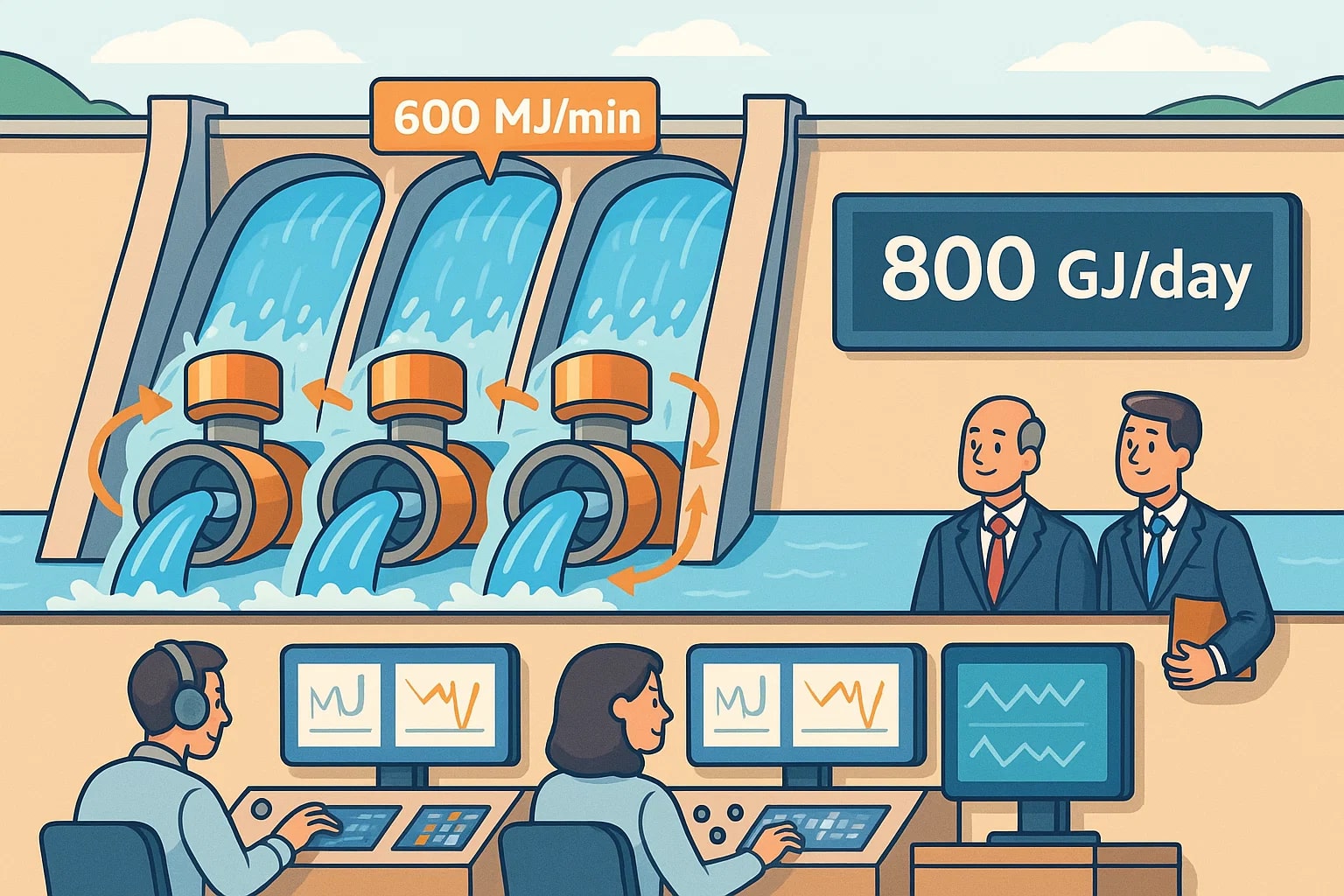 메가줄에서 기가줄 변환기