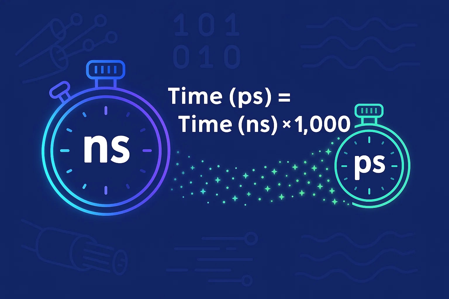 나노초에서 피코초 변환 도구