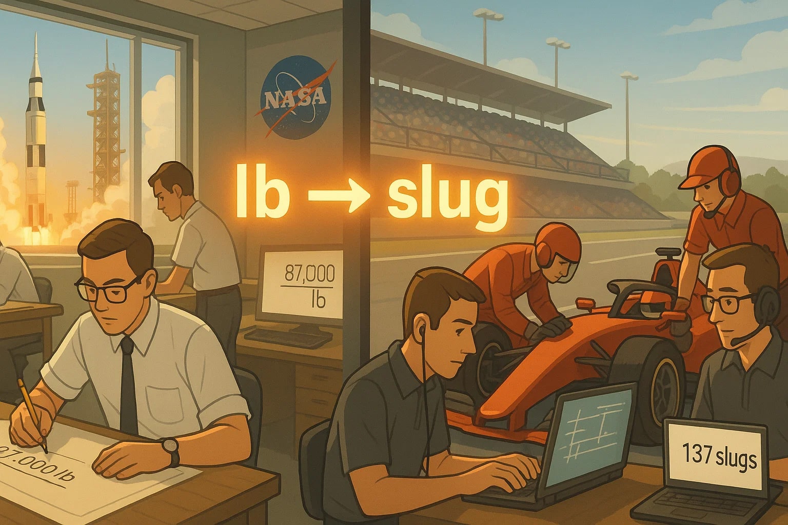 파운드에서 슬러그 변환기