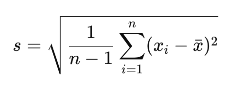 표준편차 계산기