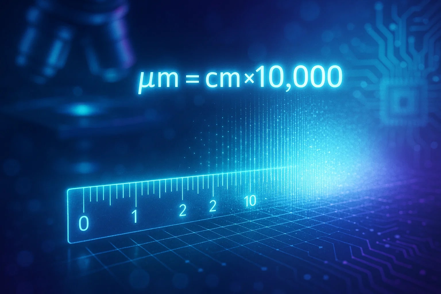 센티미터를 마이크로미터로 변환기