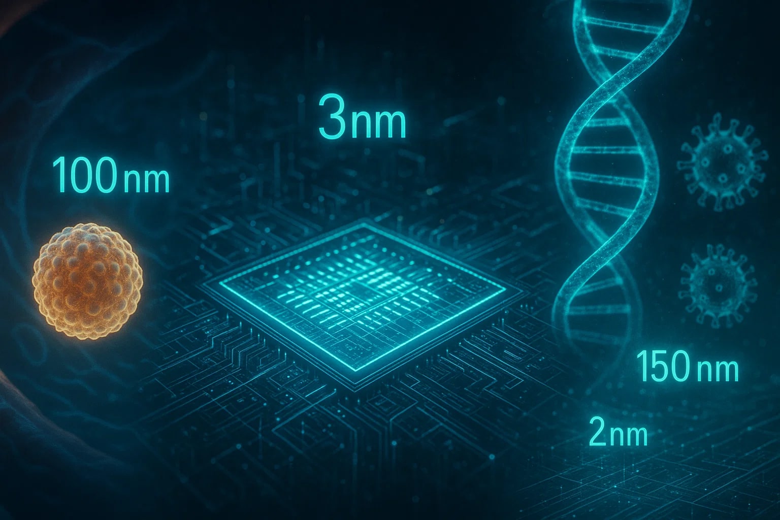 센티미터에서 나노미터 변환기