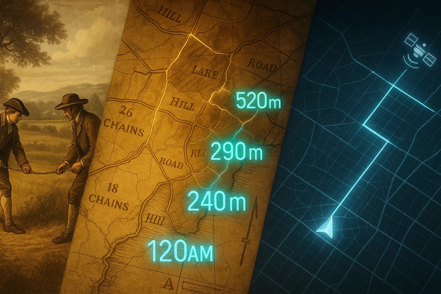 체인에서 미터로 변환기