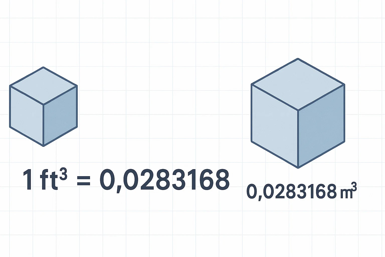 입방피트에서 입방미터 변환기