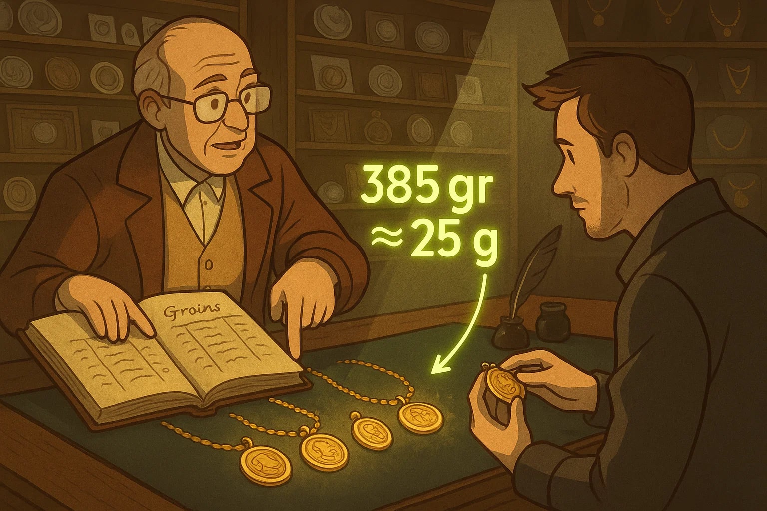 곡량에서 그램 변환기