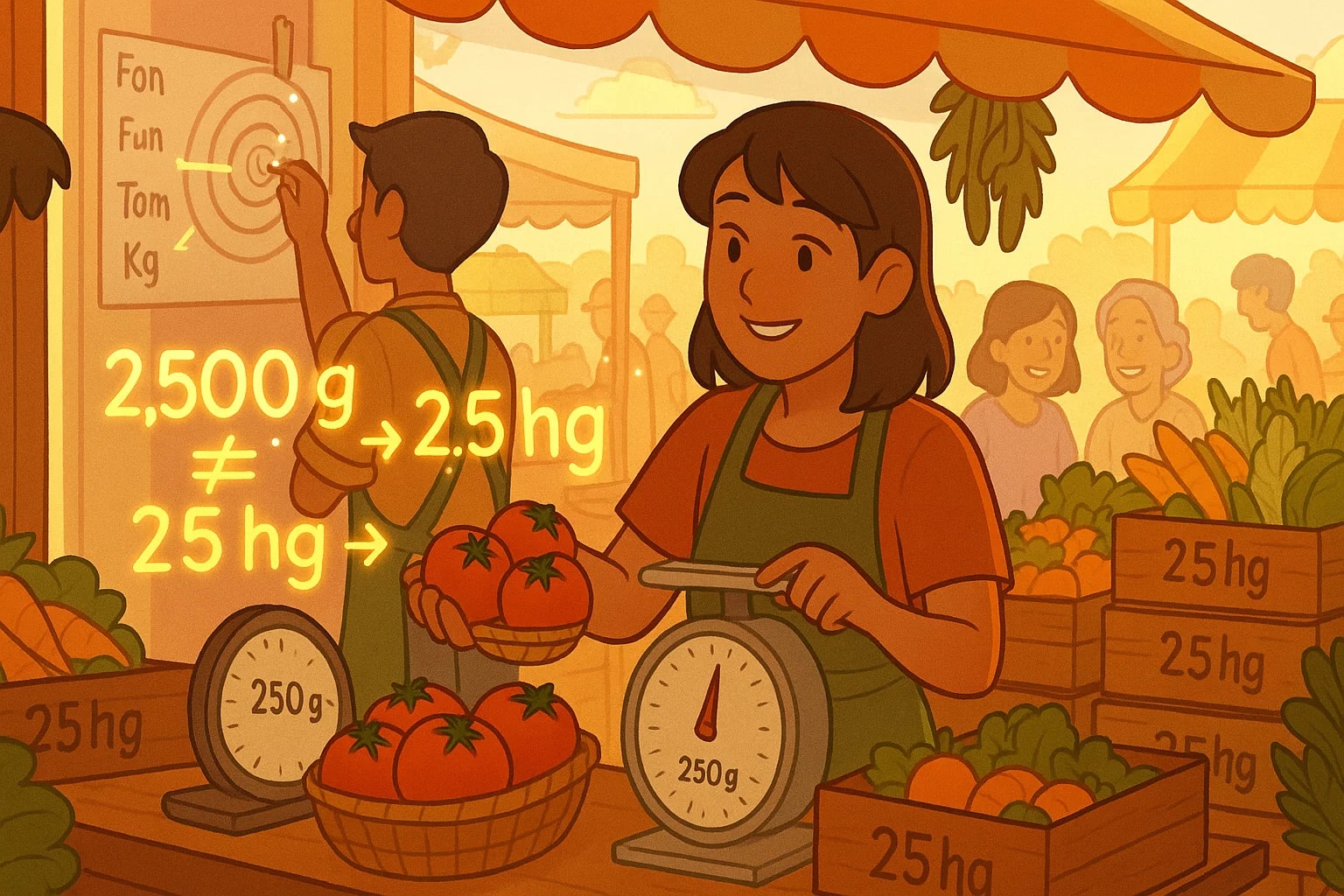 그램을 헥토그램으로 변환기